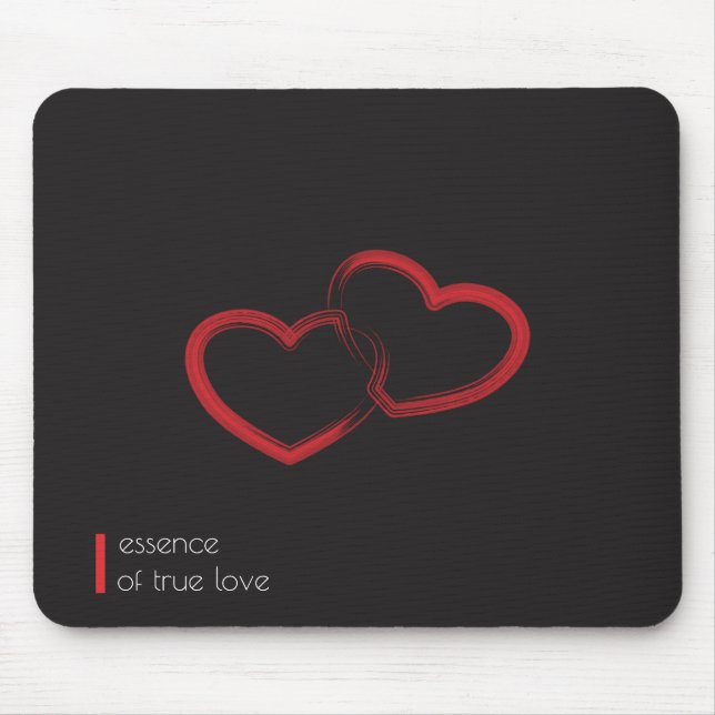 Mousepad Red Double Heart (Frente)