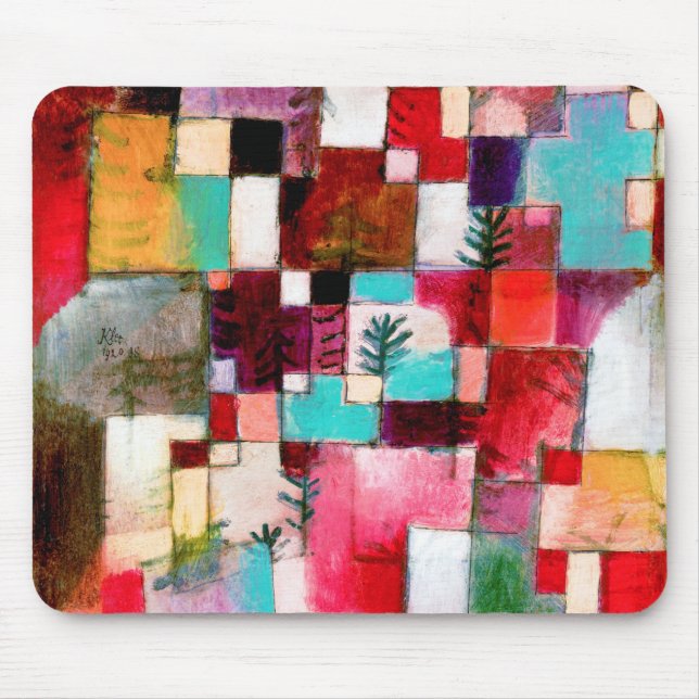 Mousepad Red Green e Violet, Paul Klee (Frente)