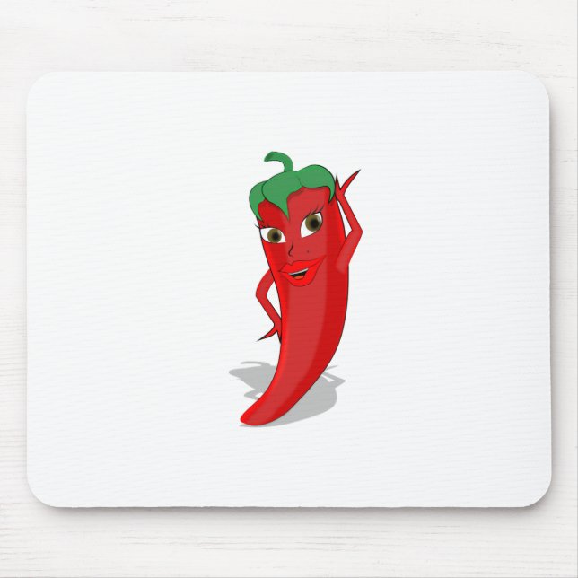 Mousepad Red Hot Pepper Diva (Frente)