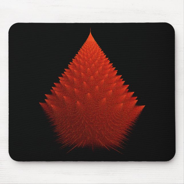 Mousepad Red Incendia Script Fractal (Frente)