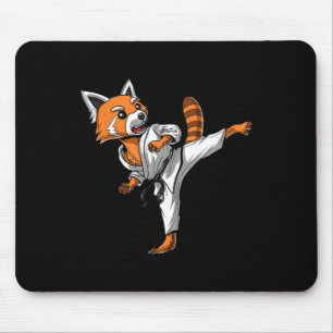 Mousepad Red Panda Karate Ninja Artes Marciais Tae