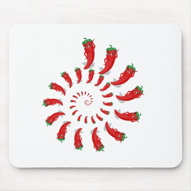 Mousepad Red Pepper Diva Spiral (Frente)