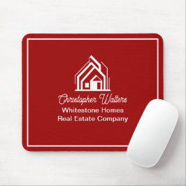 Mousepad Red Real Estate Company Personalized Realtor