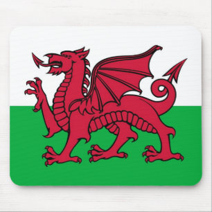 Mousepad Red Welsh Dragon