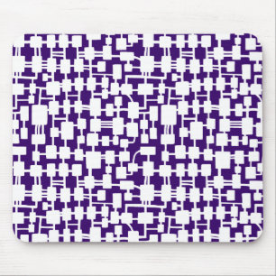 Mousepad Rede abstrata - branco no roxo escuro 330066