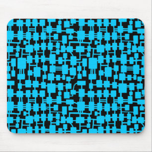 Mousepad Rede abstrata - céu Brown no preto