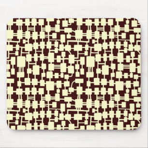 Mousepad Rede abstrata - desnate em Brown escuro 330000