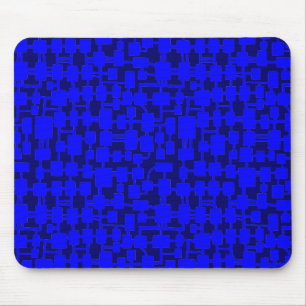 Mousepad Rede Abstrato - Azul no azul escuro 000066