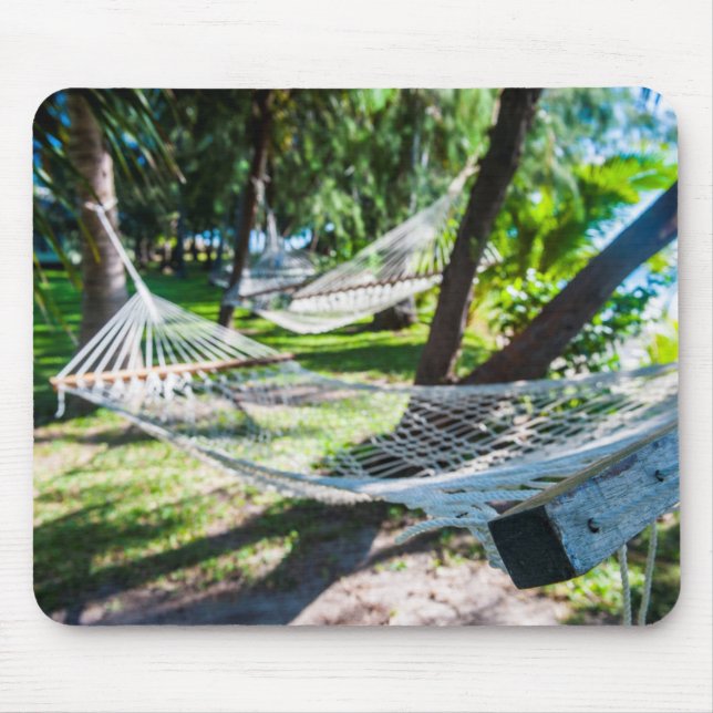 Mousepad Rede de descanso na praia, Fiji (Frente)