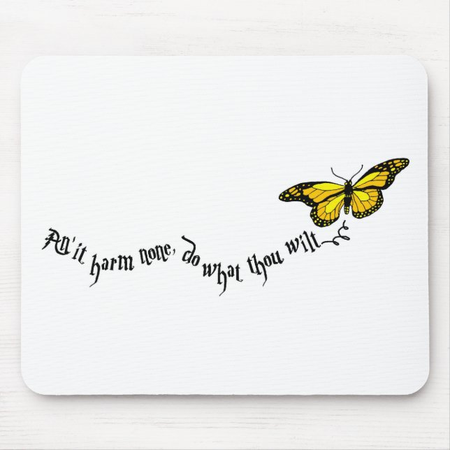 Mousepad Rede de Wiccan (Frente)