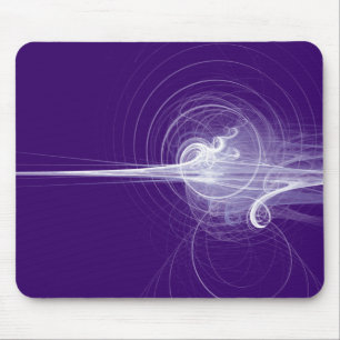 Mousepad Redemoinho do Fractal - profundamente - roxo