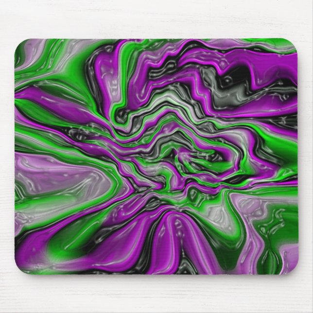 Mousepad Redemoinho do roxo & do verde (Frente)