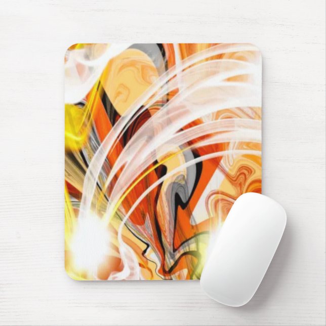 Mousepad Redemoinho Dourado Escuro (Com mouse)