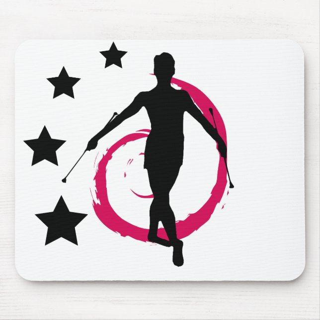 MOUSEPAD REDEMOINHO PINK/BLACK DO TWIRLER (Frente)