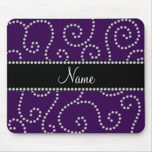 Mousepad Redemoinhos roxos conhecidos personalizados do