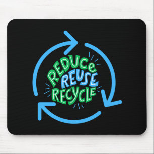 Mousepad Reduza o ambiente de reutilização do Reciclar