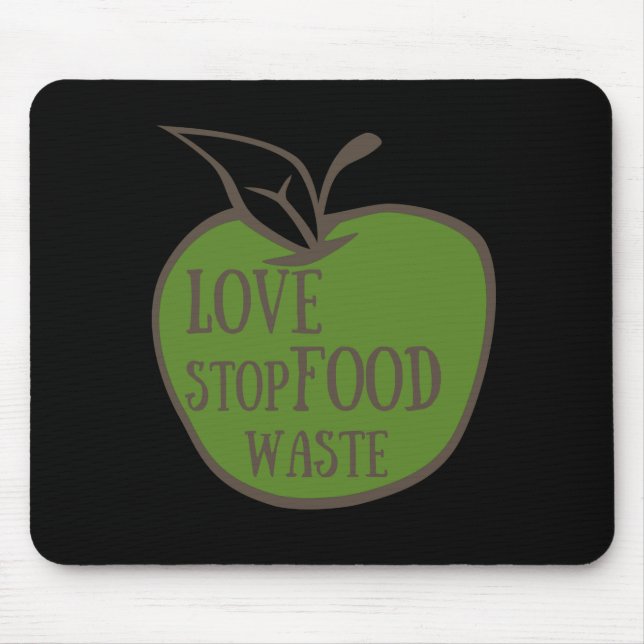 Mousepad reduzir o desperdício de comidas (Frente)