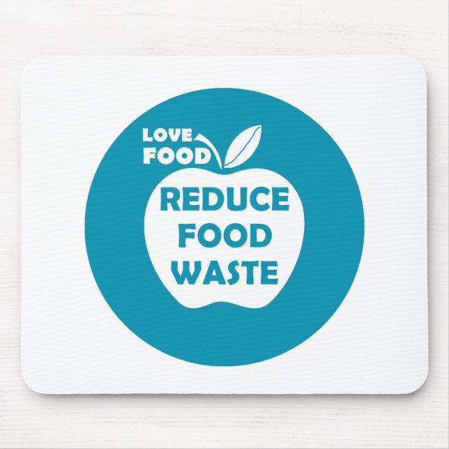 Mousepad reduzir o desperdício de comidas (Frente)