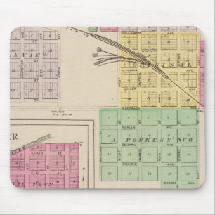 Mousepad Reece, Fall River, Hamilton e Climax, Kansas