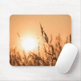 Mousepad Reed Sunset Nature Photo
