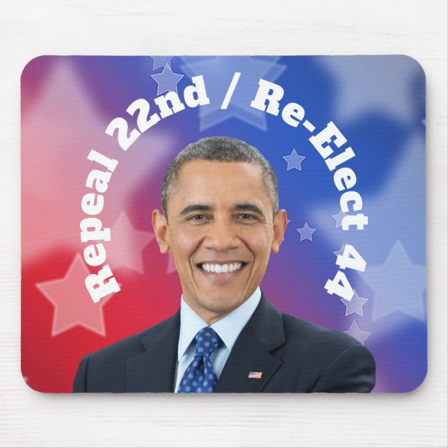 Mousepad Reeleger o Presidente Obama (Frente)