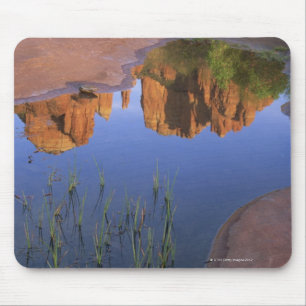 Mousepad Reflexão da rocha da catedral, Sedona, arizona