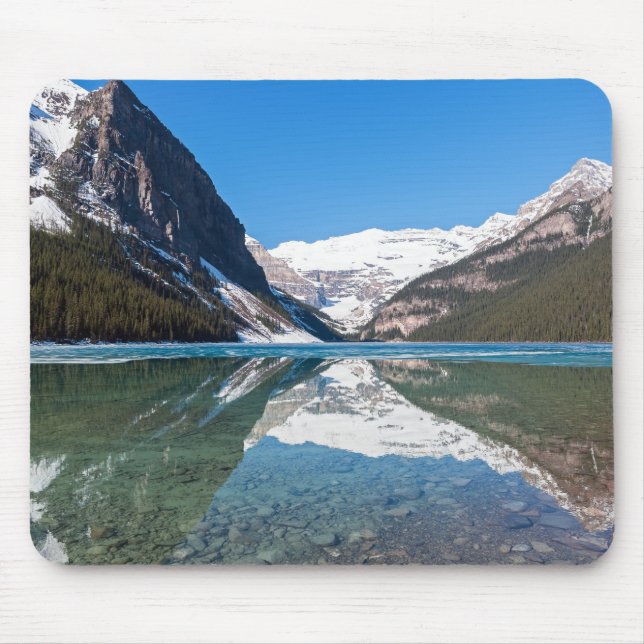 Mousepad Reflexão sobre o lago Louise - Banff NP, Canadá (Frente)