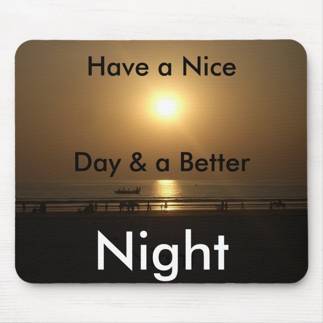 Mousepad Reflexão Sunset no Verão ouro na Praia (Frente)