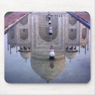 Mousepad reflexo do Taj Mahal, Agra, Uttar Pradesh,
