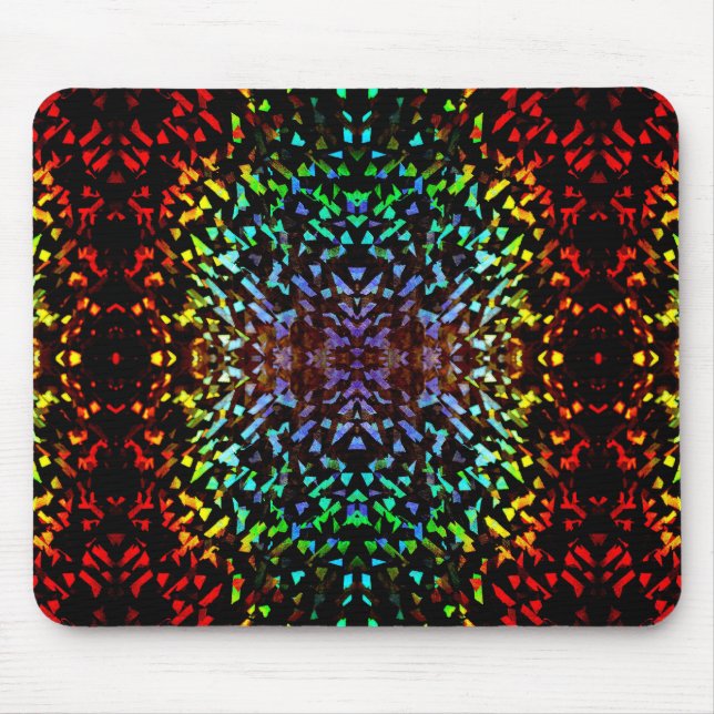 Mousepad Reflexões das luzes coloridas (Frente)