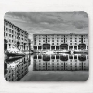 Mousepad Reflexões de Albert Dock Liverpool