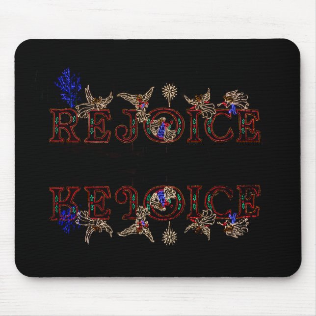 Mousepad Reflexões de alegria (Frente)