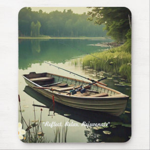 Mousepad "Reflexões do Lago Tranquilo"