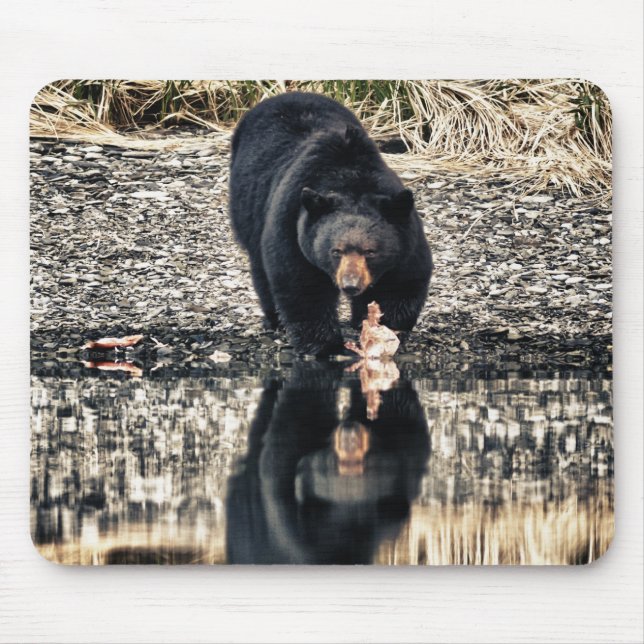 Mousepad Reflexões do Urso Negro (Frente)