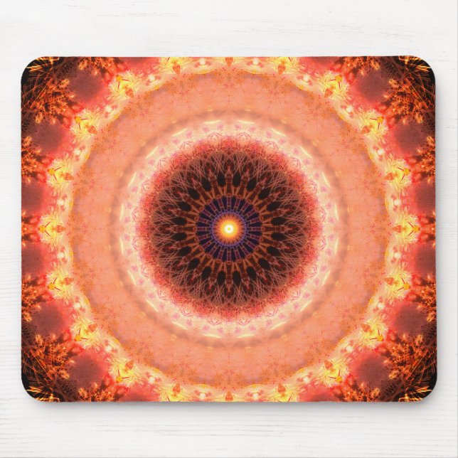 Mousepad Reflexões mornas do Fractal (Frente)