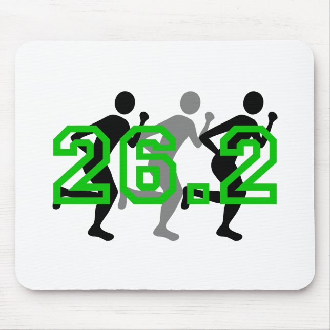 Mousepad Refrigere a maratona 26,2 (Frente)