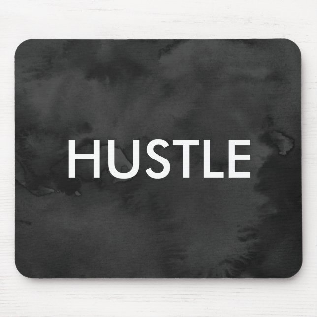 Mousepad Refrigere a tipografia preta moderna da convicção (Frente)