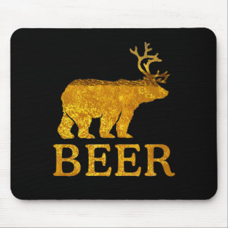 Mousepad Refrigere cervos ou cerveja do urso