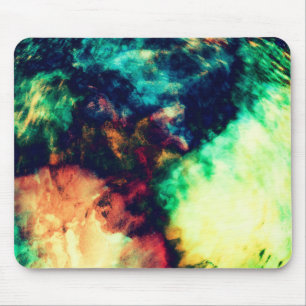 Mousepad Refrigere o teste padrão pintado do fumo do
