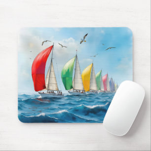Mousepad Regata de Velozes no Alto Mar