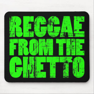 Mousepad Reggae do gueto - tapete do rato (verde)