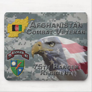Mousepad Regimento Afegão de Combate Veterano 75º Ranger