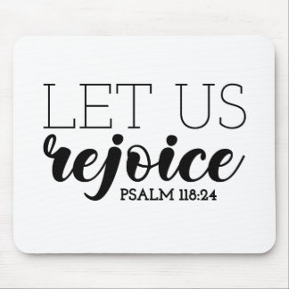 Mousepad Regozijemo-nos com os Gráficos Gospel, que são ape