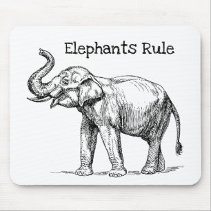 Mousepad Regra de elefantes