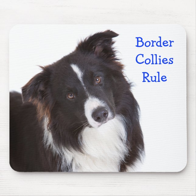 Mousepad Regra do Border Collie (Frente)