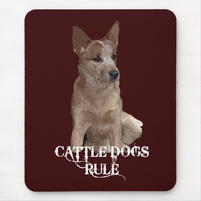 Mousepad Regra dos cães do gado (Frente)