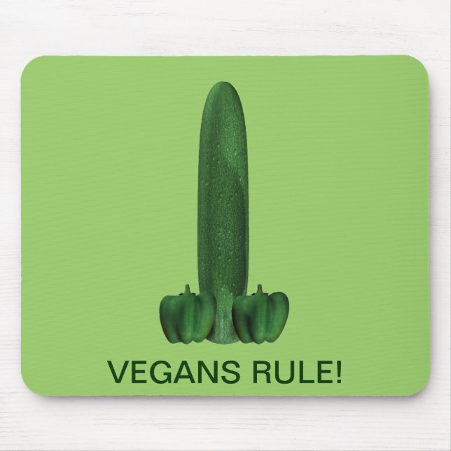 Mousepad Regra dos Vegans! (Frente)