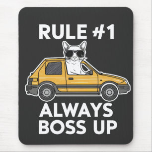Mousepad Regra Engraçada Número 1 Sempre Chefia Os Amantes