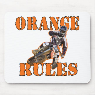 Mousepad Regras alaranjadas