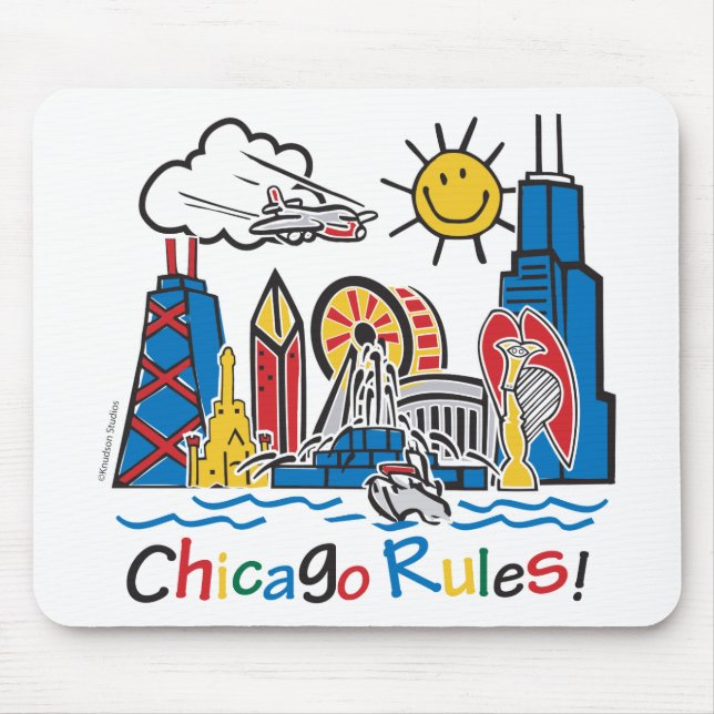 Mousepad Regras de Chicago (Frente)